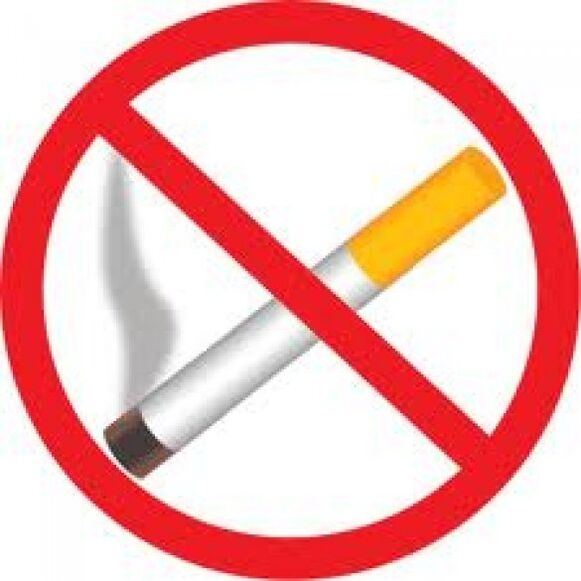 A prohibición de fumar